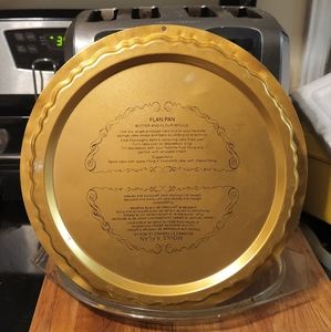 Flan Pan Butter and Flour mold